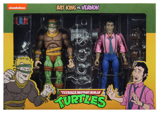 Teenage Mutant Ninja Turtles (TV 1987) - Rat King & Vernon 7" Action Figure 2-pack