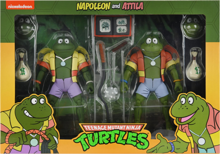 Teenage Mutant Ninja Turtles (TV 1987) - Napoleon & Atilla Frog 7" Action Figure 2-Pack