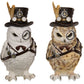 24cm Steampunk Owl 2 Asstd