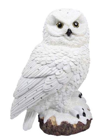 26cm Realistic Owl on Base