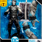 Batman: Arkham City - Ra's Al Ghul (Black & White Variant) DC Multiverse Gold Label 7” Scale Action Figure (Solomon Grundy Build-A-Figure)