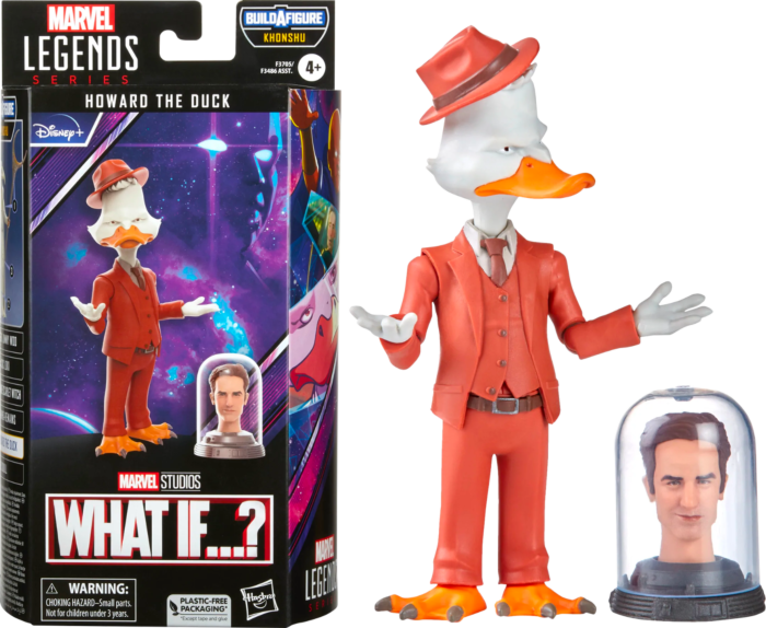 What If...? - Howard The Duck Marvel Legends 6” Scale Action Figure (Khonshu Build-A-Figure)
